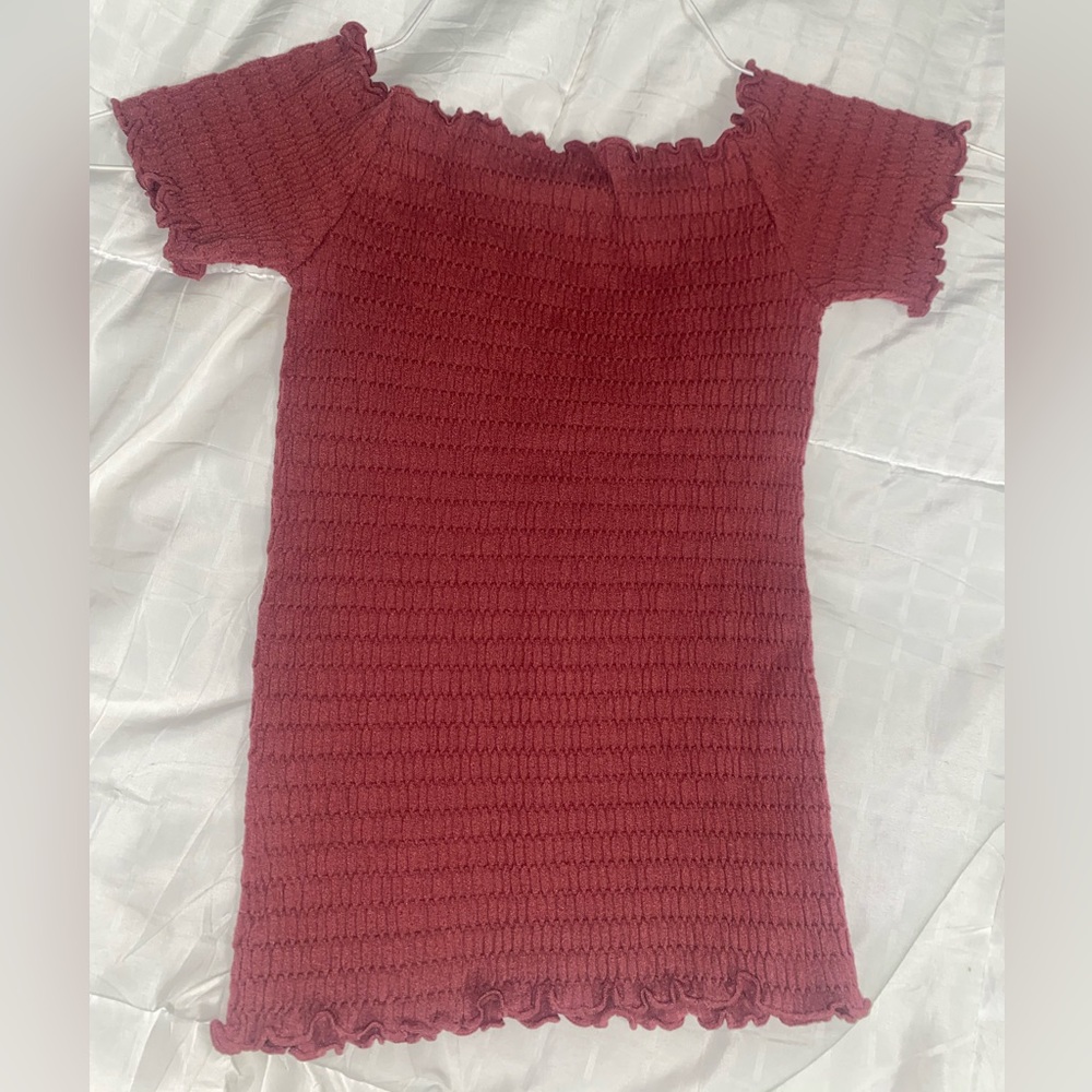 NWT FREE PEOPLE Ruffle T-Shirt